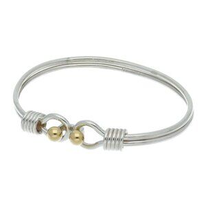Tiffany & Co Double Hook Eye Bracelet 18K Yellow Gold